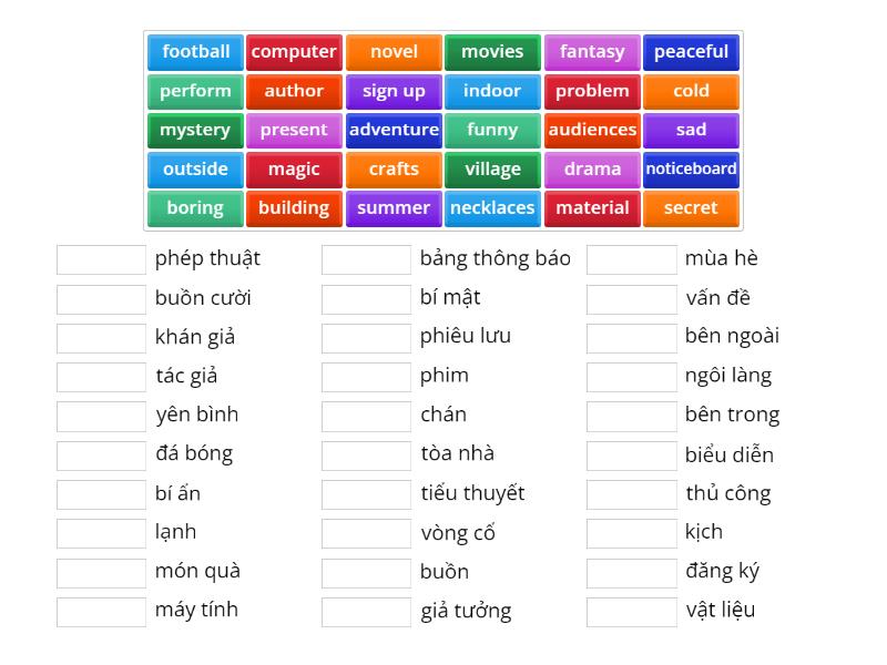 Unit 2 Grade 6 Lesson 2 3 Match Up