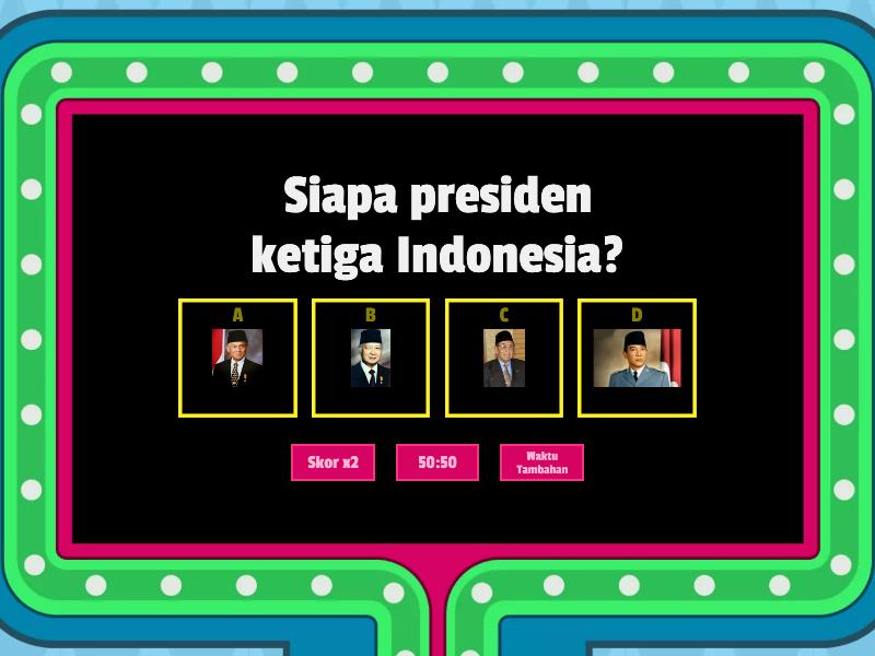 Latihan Gamifikasi Wordwall - Gameshow Quiz