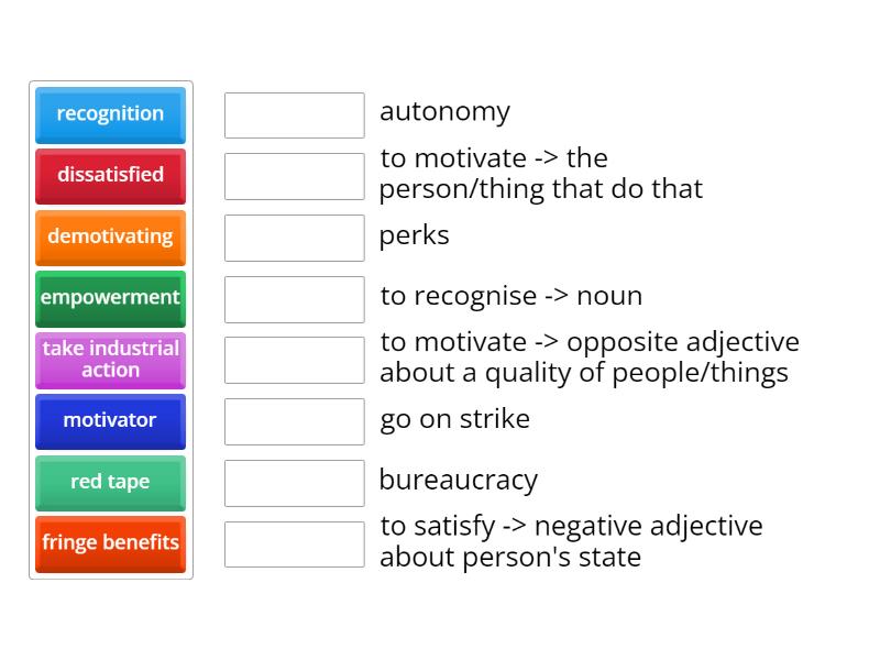 Market Leader Upper-Int (Unit 5, synonyms) - Match up