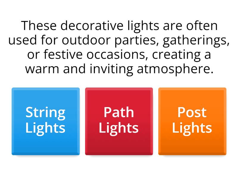 Artificial Lighting Types and Design - Cuestionario