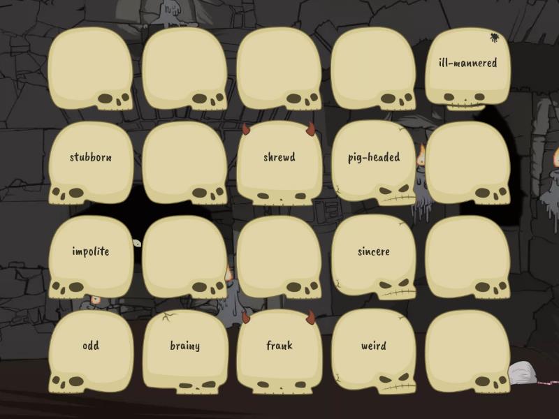 Traits Of Character 1 Matching Pairs