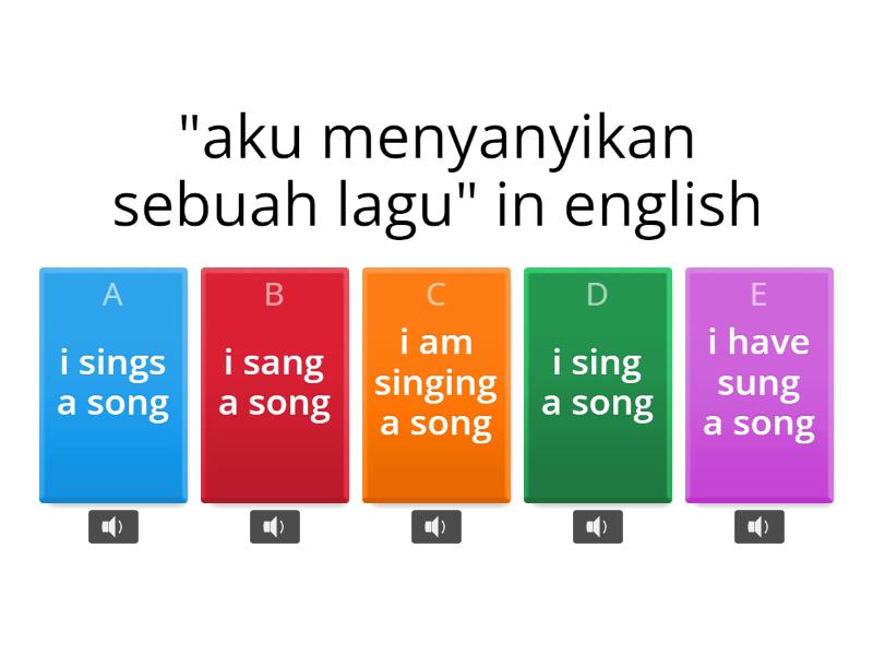 Simple Present Tense Quiz