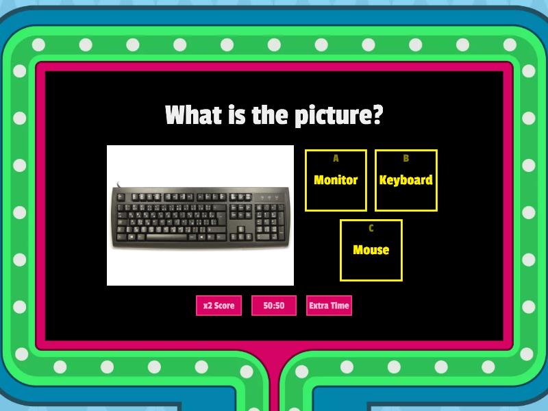 Keyboard and Keys - Gameshow quiz