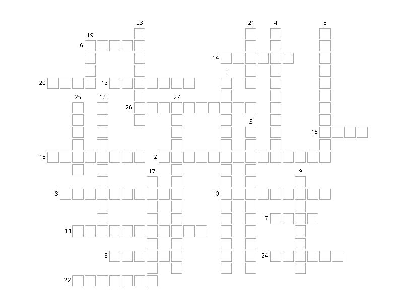 Somos Unit 7 Crossword