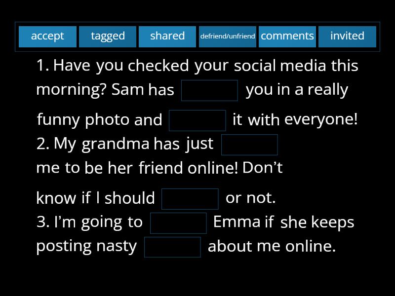 text messages - Missing word