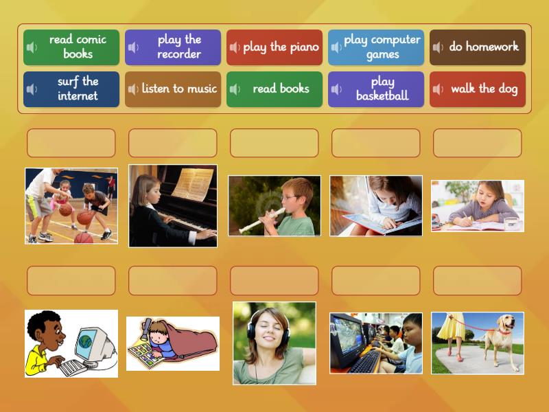Activities - Match up