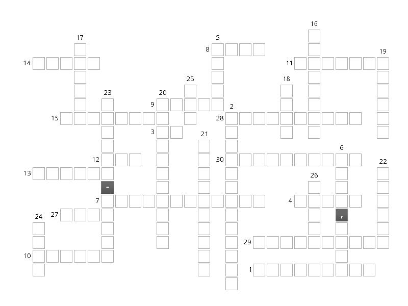 Kuis bahasa indonesia bab 1 - Crossword