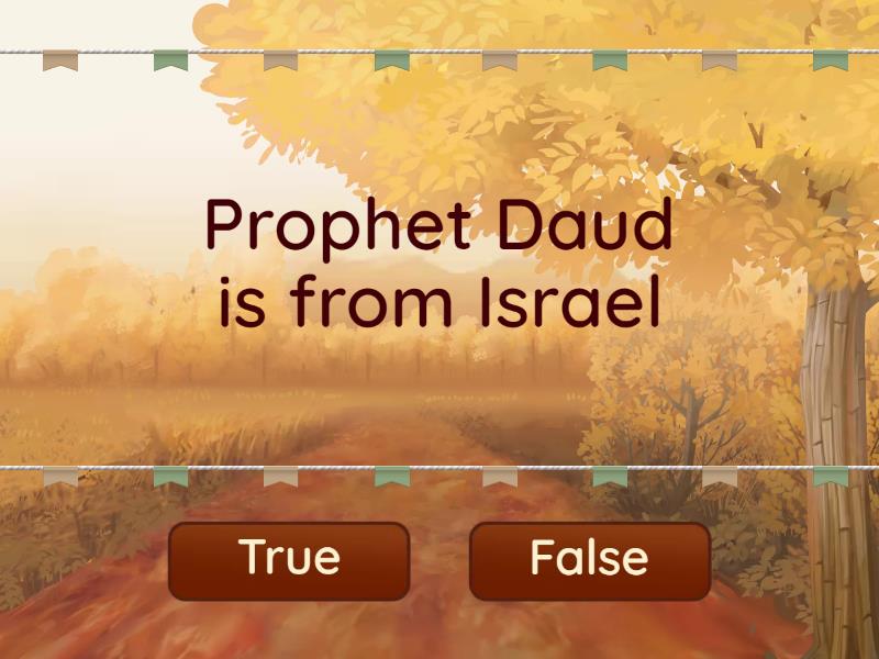 Prophet Daud - True or false