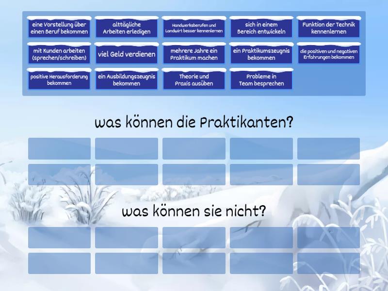 Aufgaben Eines Praktikanten
