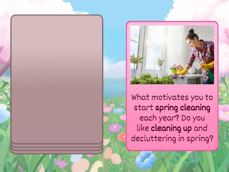 Spring is in the air - Speaking cards