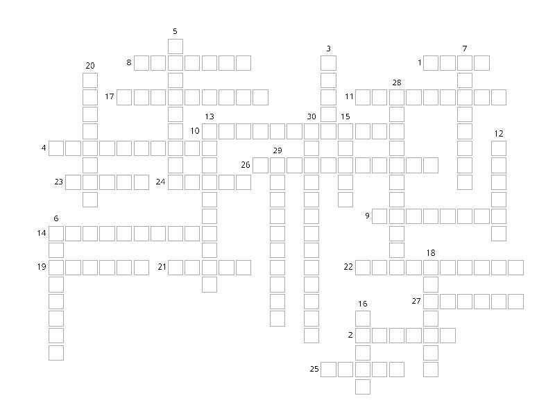Brugklas Big Silent Crossword