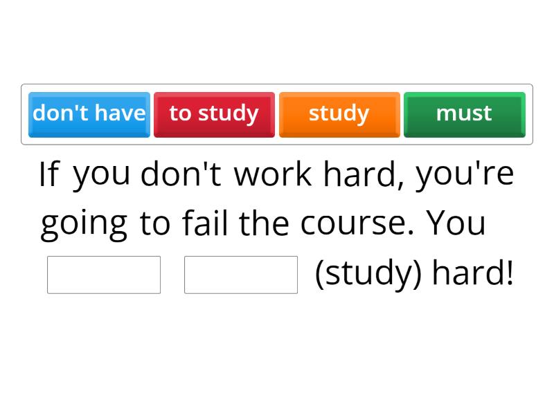 11 General - Unit 4 - Lessons 1 - 2 - 'Must' or 'Don't have to ...