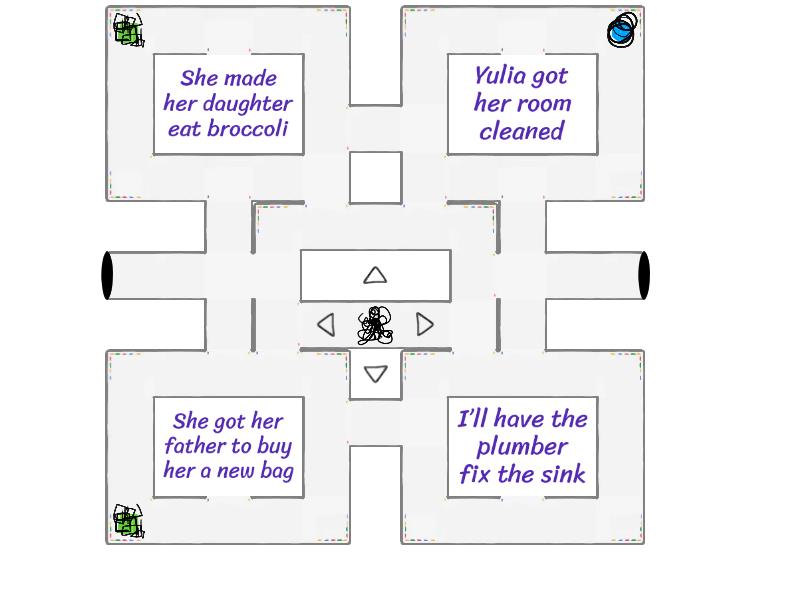 Causative Verbs - Maze chase