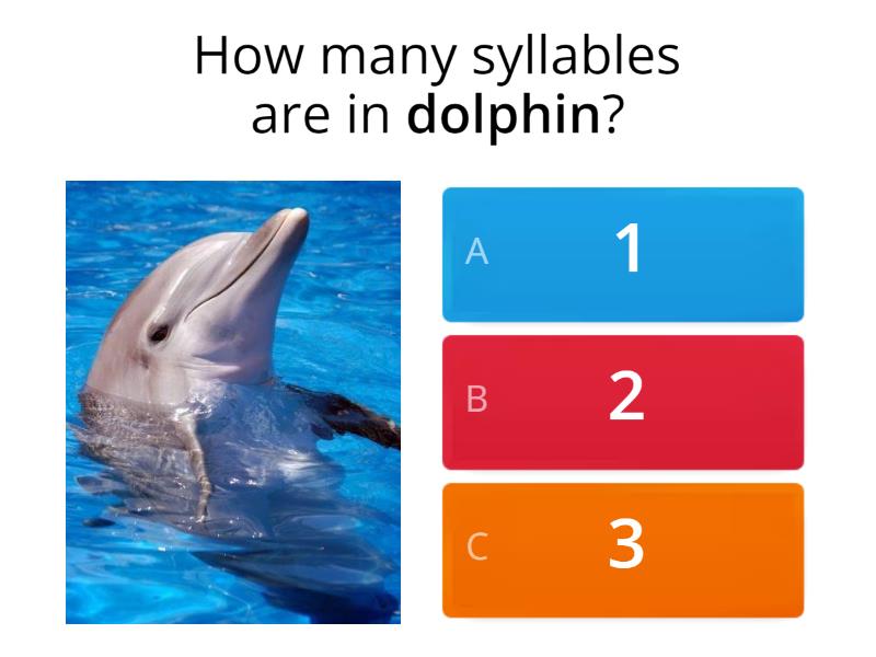 Syllable Count Count 1 3 Syllables Quiz