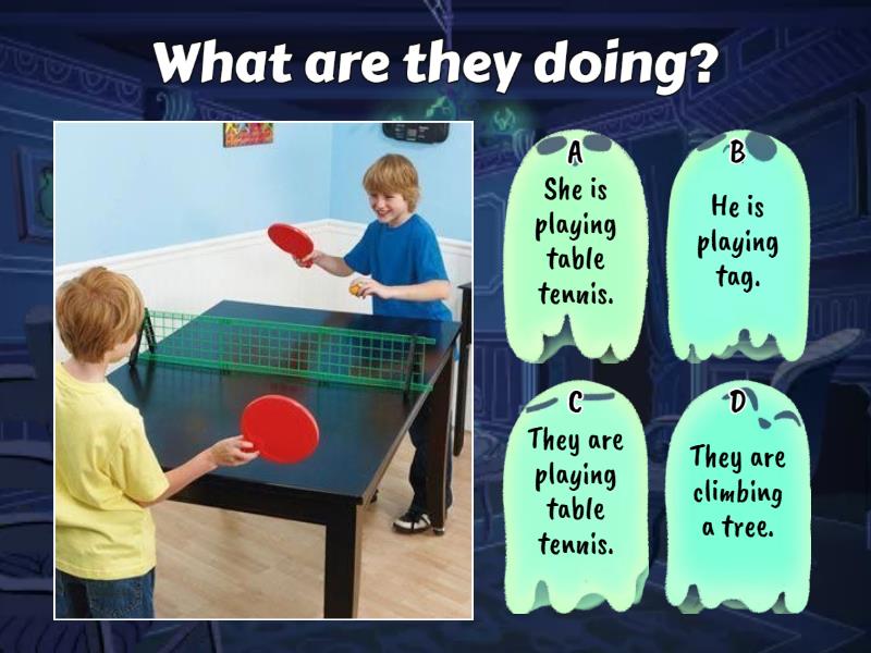 What is he/she doing? / What are they doing? - Quiz