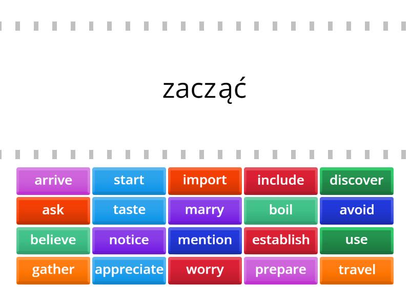 The story of tea - verbs - Find the match