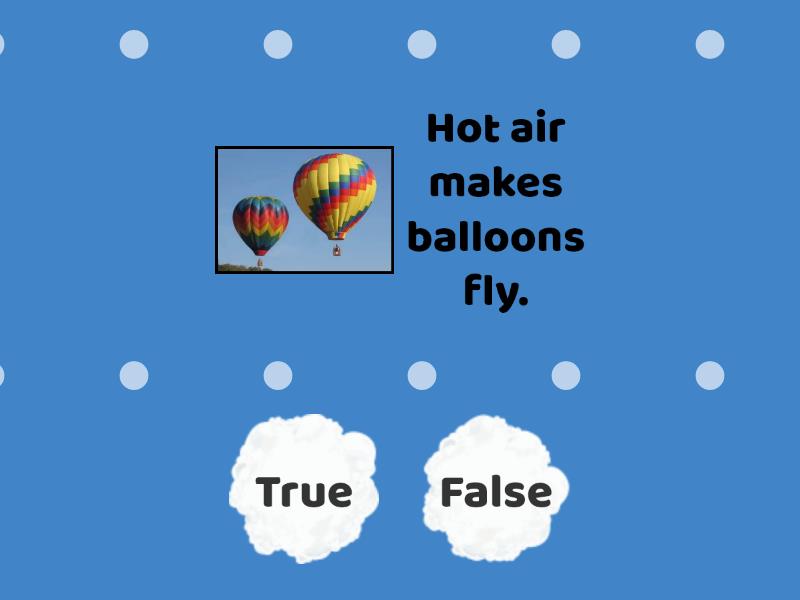 Things That Fly - True or false