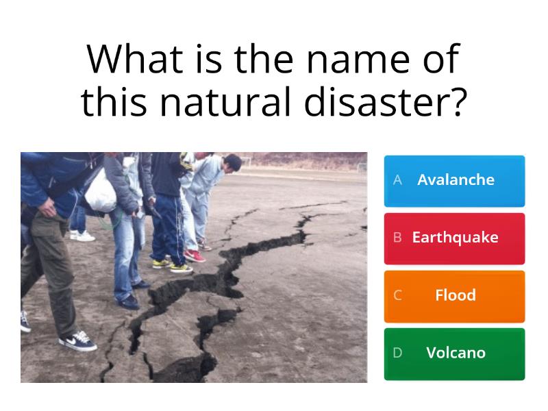 Natural disasters - Quiz