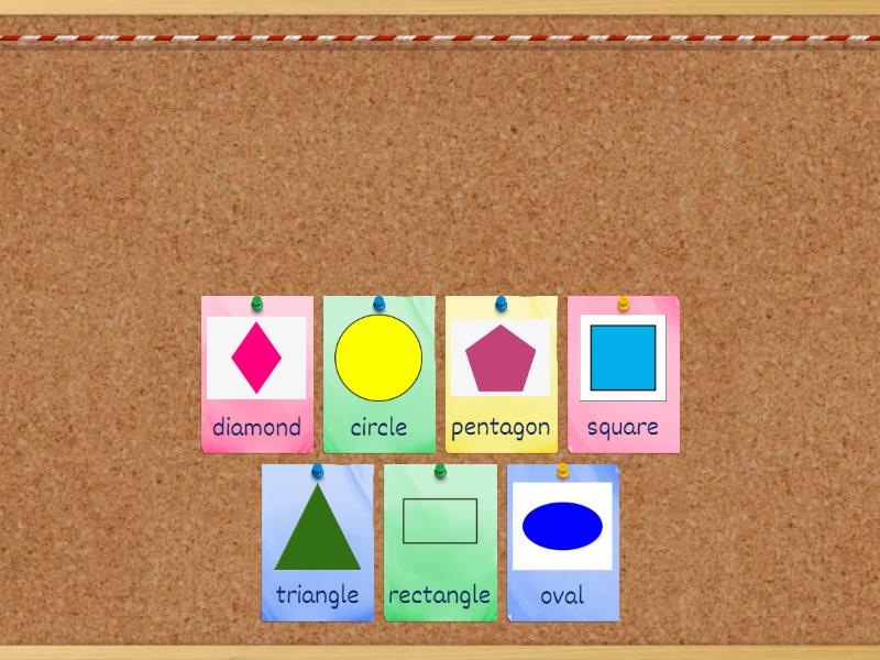 Spelling bee - Level A - Shapes - Menemukan kecocokan
