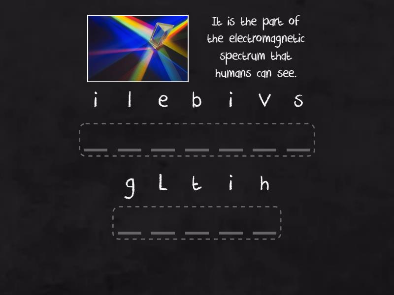SCIENCE EM WAVES - Anagram