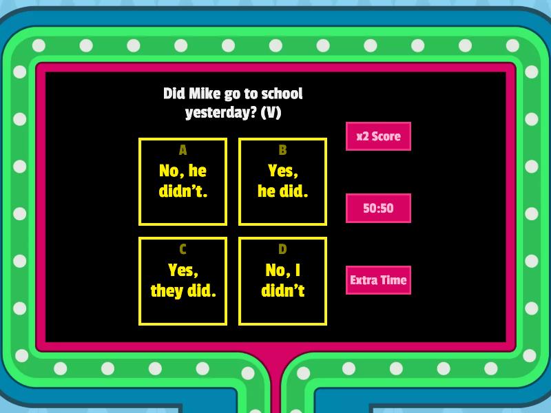 Spotlight 4 Module 6 - Gameshow quiz