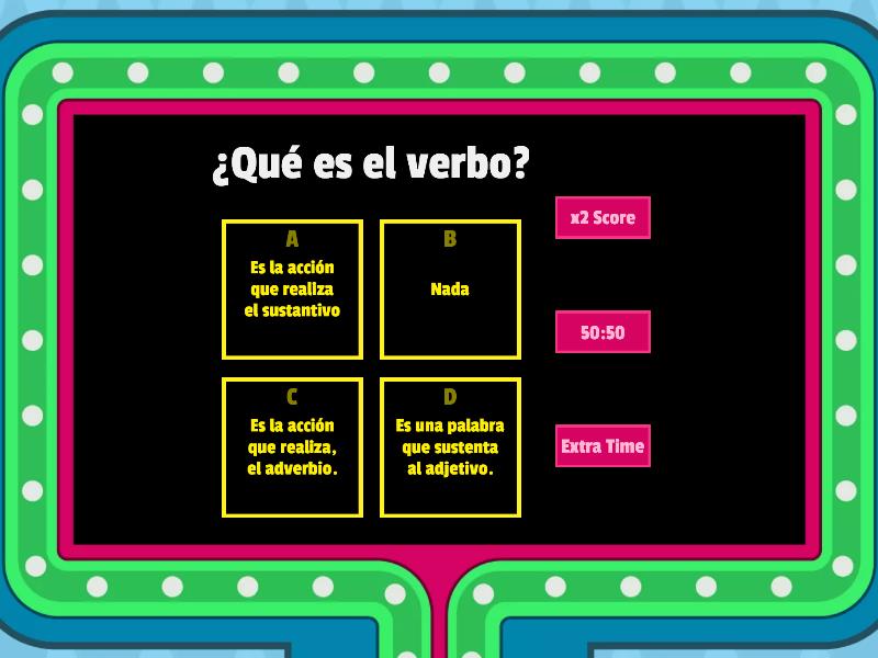 El Verbo - Gameshow Quiz