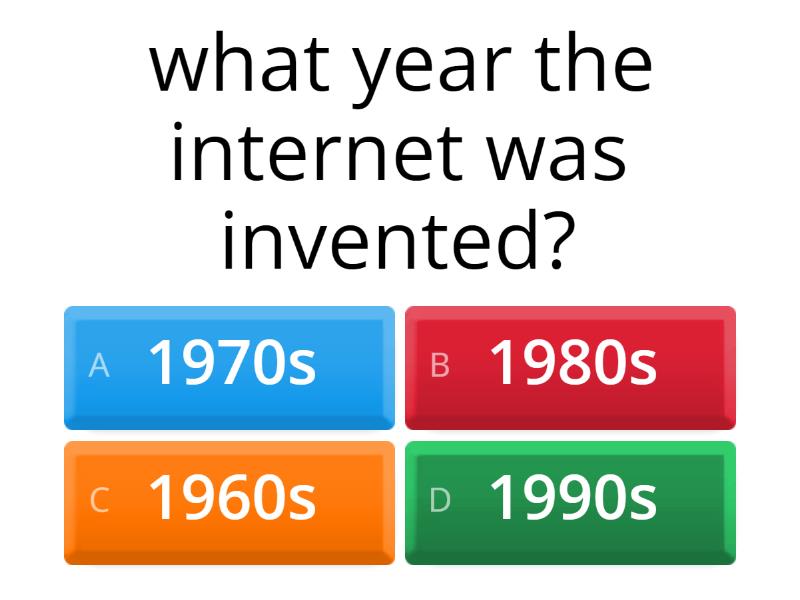 internet - Quiz
