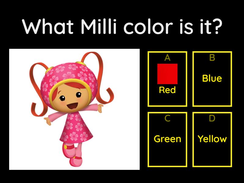 Team Umizoomi colors Quiz