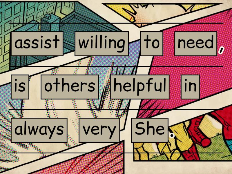 Adjectives of personality. Prepare 7. Unit 1 - Наведіть порядок