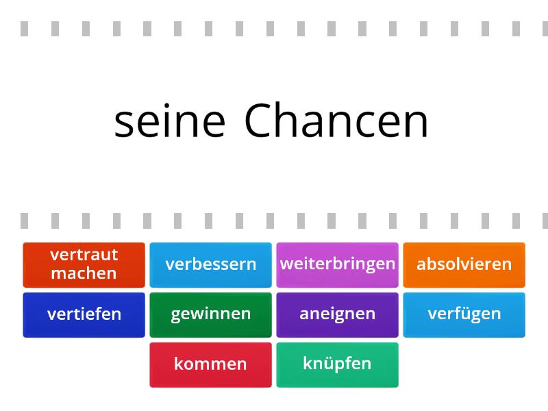 B2 - Nomen-Verb-Verbindungen - Find The Match