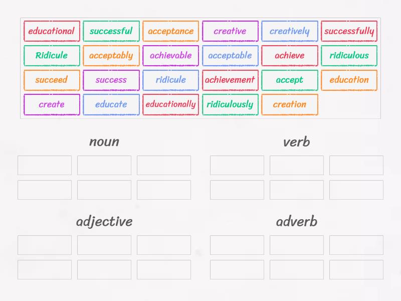 focus 3 unit 1.6 - Group sort