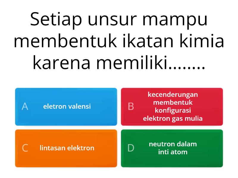 IKATAN KIMIA - Quiz