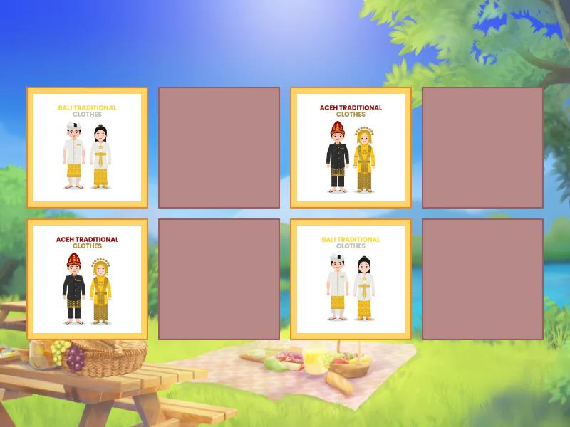 Pakaian Adat di Indonesia - Matching pairs