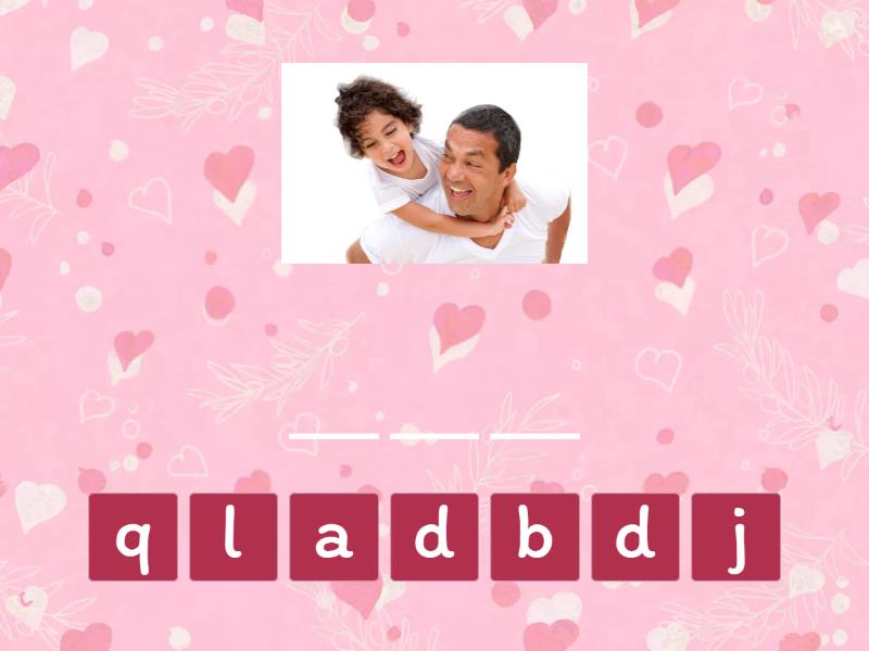 Family - Spell the word