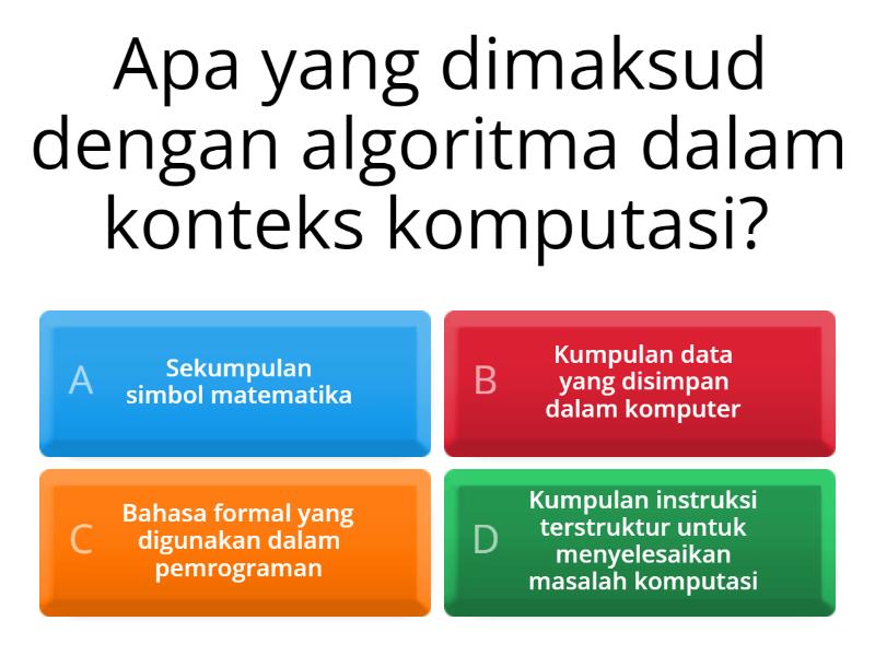 Lat 1 Algoritma Dan Pemrograman - Quiz