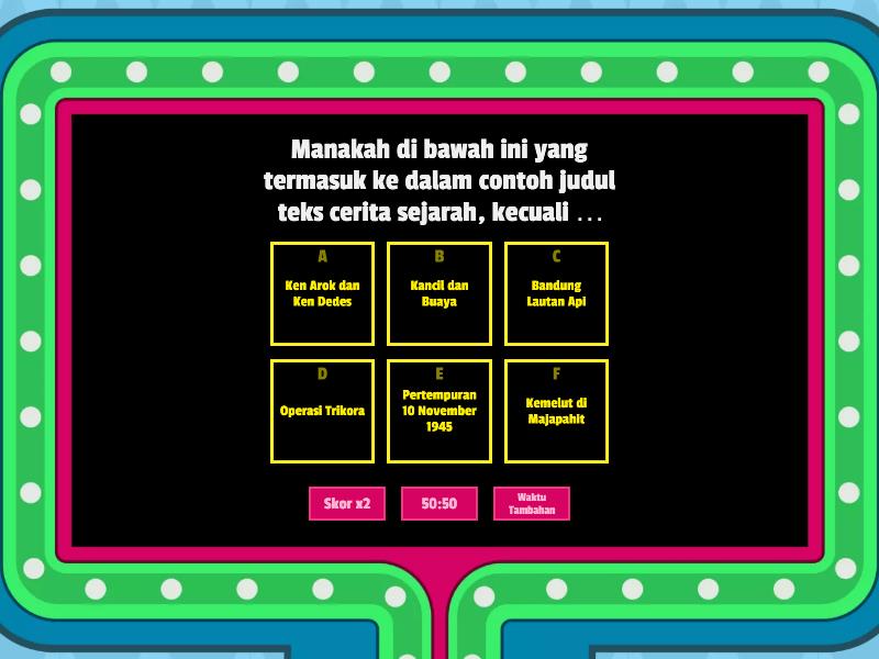 TriQuiz Sejarah - Gameshow Quiz