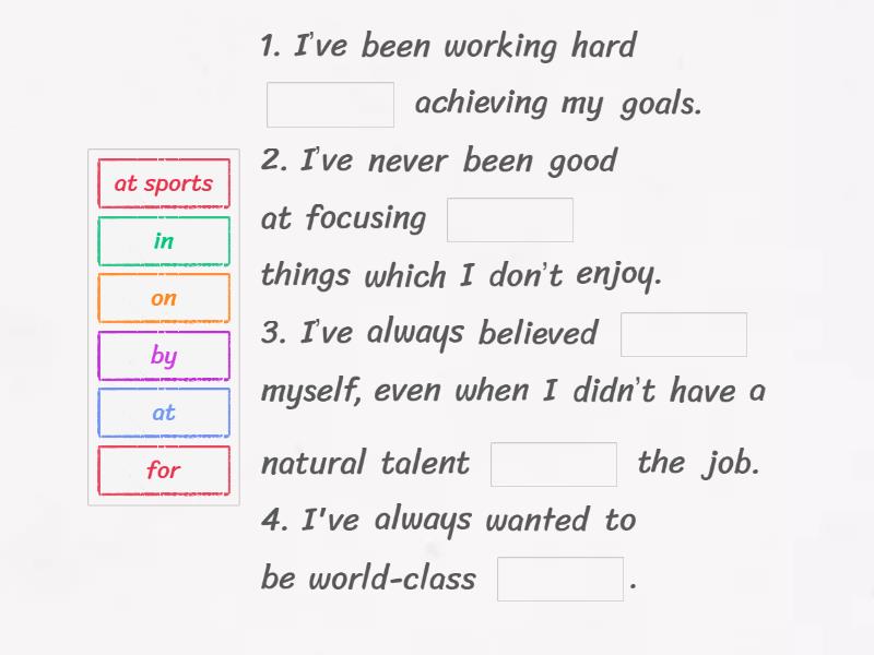 2 SO Intermediate 7.1 (prepositions success + present perfect ...