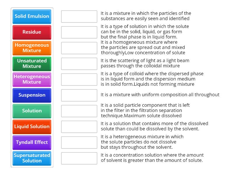Classifying Solutions - Une las parejas
