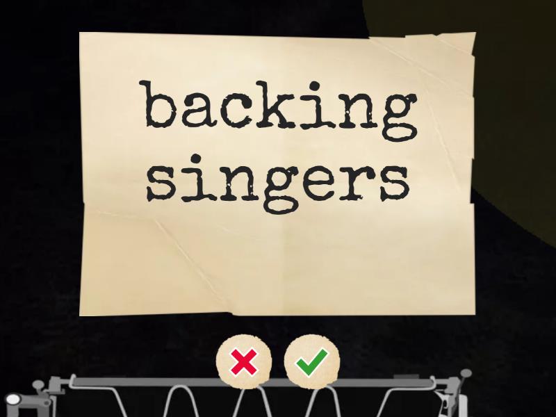 POPULAR MUSIC - Flash cards