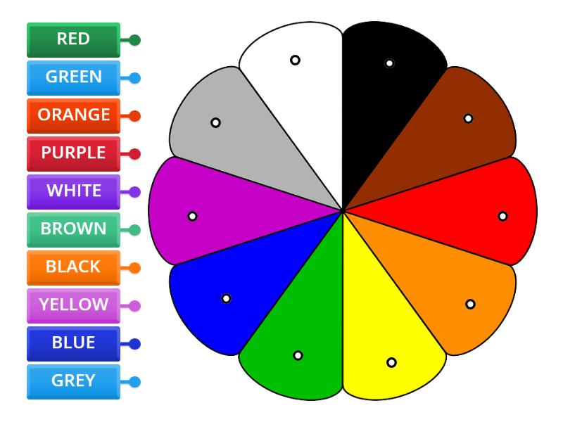 LABEL COLOURS - Labelled diagram