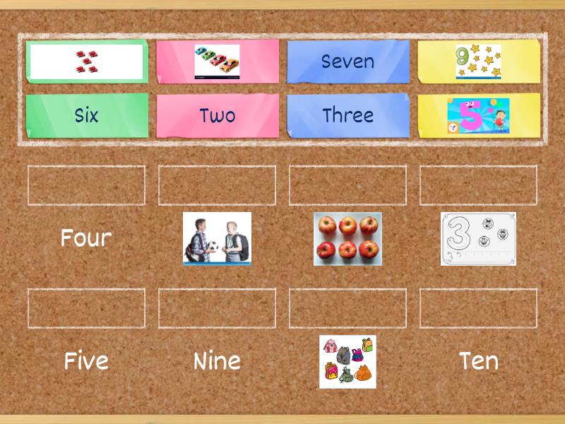 Match with Numbers - Une las parejas