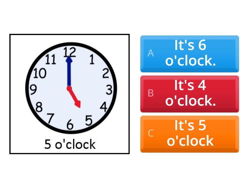 Time - clock - test - Quiz