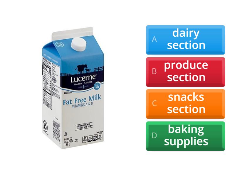 Where to Find (Grocery shopping) Quiz