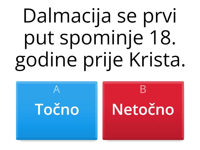 Dalmatinska Kuhinja - Quiz