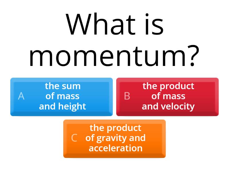 Momentum - Quiz