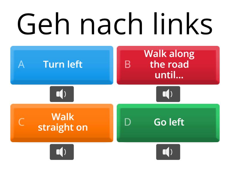 Directions - Quiz