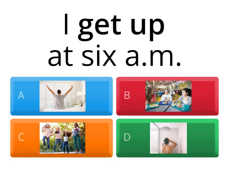 Daily routine - Quiz