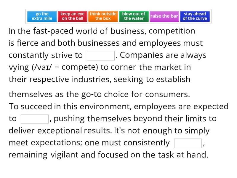 Competition - Complete the sentence