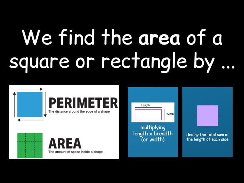 Perimeter and Area - Quiz