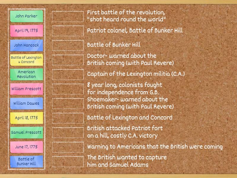 1 The Revolution Begins Match up